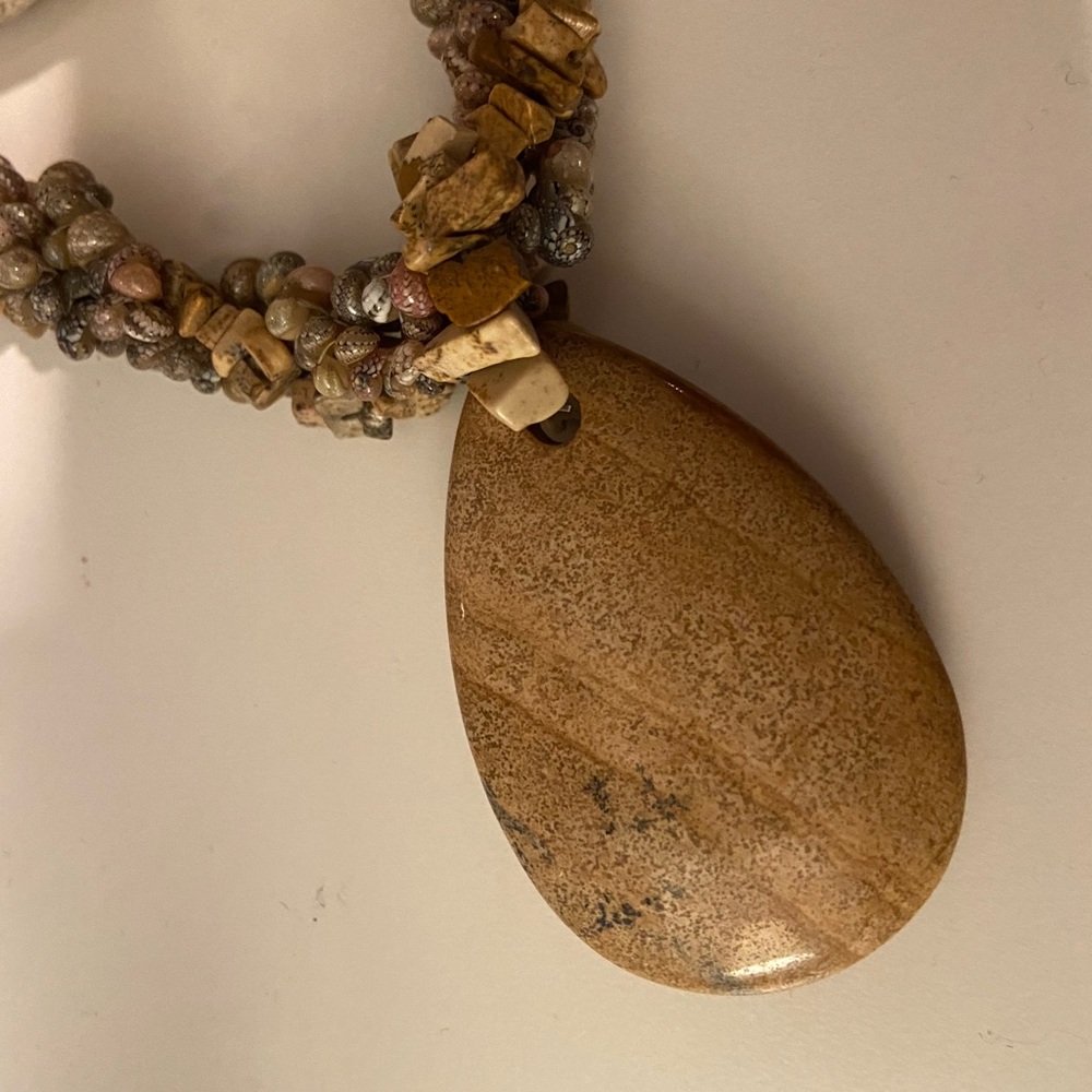 Wooden Beaded Necklace